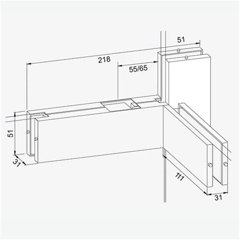 Patch Fitting CKR 400 with Keeper and Fin - Casal Glass and Aluminium ...