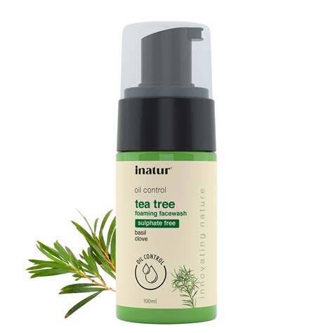 Buy Tea-Tree Purifying Foaming Face Wash - 100ml | inatur – Inatur