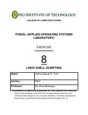 Nos. 1-10 Linux Shell Script Lab 2025 的图像结果