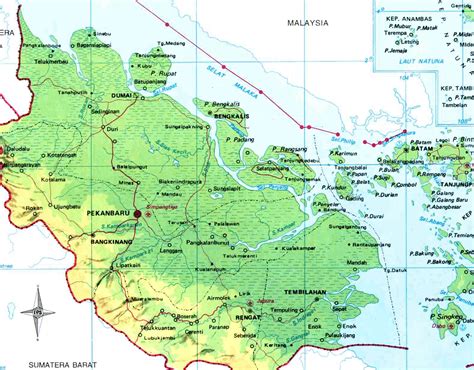 AMAZING INDONESIA: RIAU PROVINCE MAP