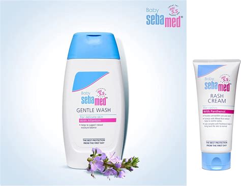 Buy Sebamed Baby Rash Cream, 100ml & Baby Wash Extra Soft, 200ml Combo ...