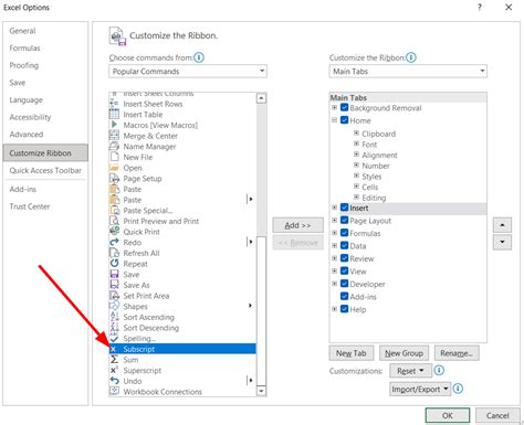 Image result for How to Insert Subscript in Excel