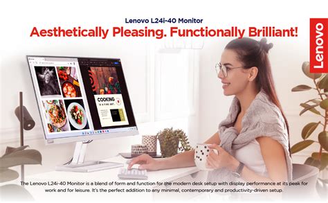 Lenovo L-Series 60.45cm (24 inch) | FHD IPS Ultraslim Monitor | 100Hz ...
