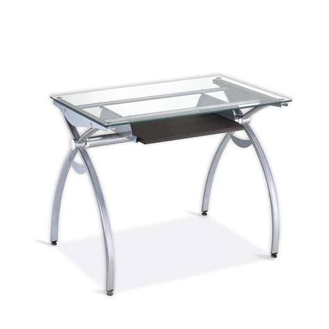 Small Glass Computer Desk 的图像结果