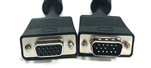 Micro Connectors, Inc. 100 feet X/S/VGA Coaxial HD15 Male To Female ...