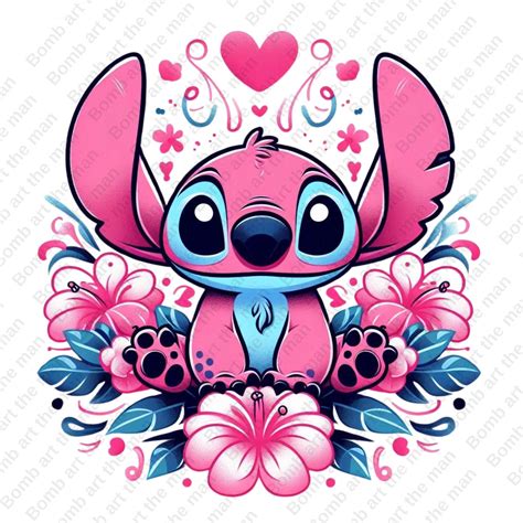 cute stitch angel clipart, stitch angel png, stitch pink clipart ...
