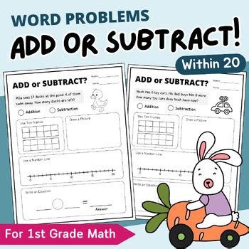 Image result for Math Problems for First Graders