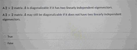 Image result for 2X2 Matrix Diagonalizable