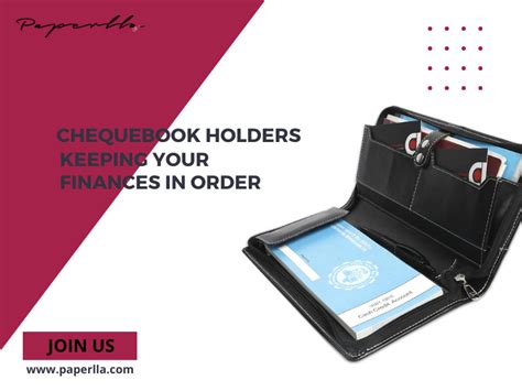 Chequebook Holders Keeping Your Finances in Order – Paperlla