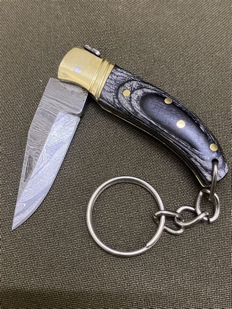 Folding Knife Set Keychain at Douglas Hairston blog