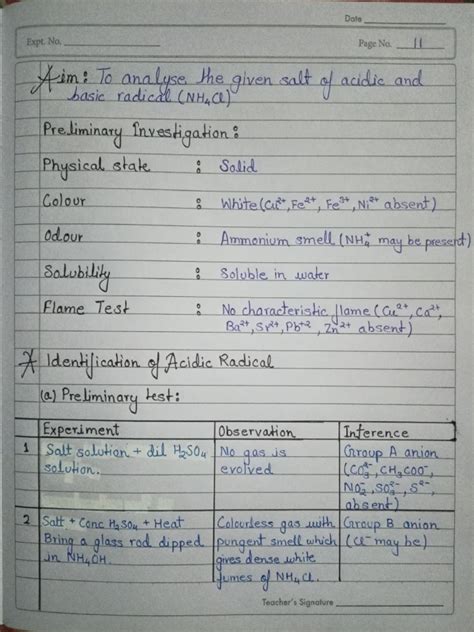 Chemistry Practical File 的图像结果