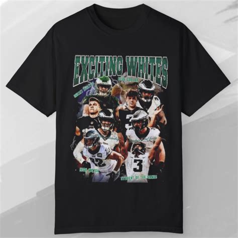 Cooper DeJean And Reed Blankenship Exciting Whites Eagles Shirt ...