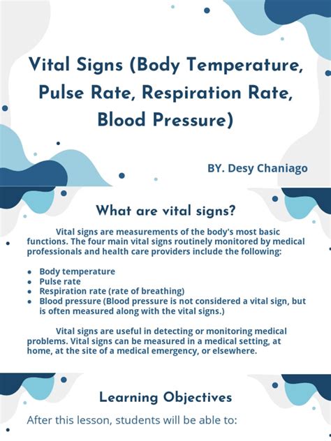 Image result for Vital Signs Explained