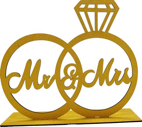 Amazon.com: Mr & Mrs Wooden Signs, Sweetheart Table Decorations & Photo Props, Rustic Decoration ...