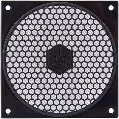 SilverStone 120mm Fan Filter with Grill FF121 (Black) : Amazon.in: Home ...