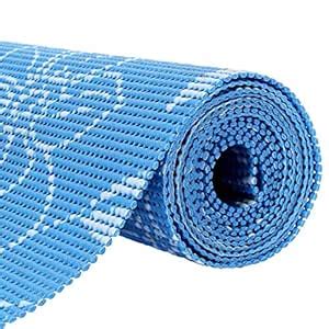 Buy PVC Anti Slip Mat Shelf Liner Roll, 45 x 150 cm, Flower Pattern Set ...
