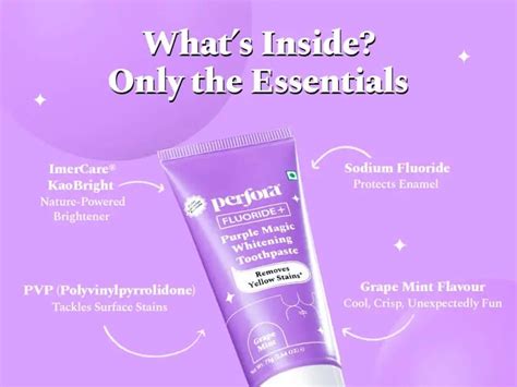 Purple Toothpaste for Teeth Whitening – Perfora - Oral Care Solutions