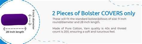 Buy Trance Home Linen 100% Cotton 16X32 Inch 200Tc Striped Bolster ...