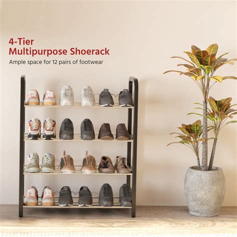 Multipurpose shoe rack 4-tier – Lifelong Online