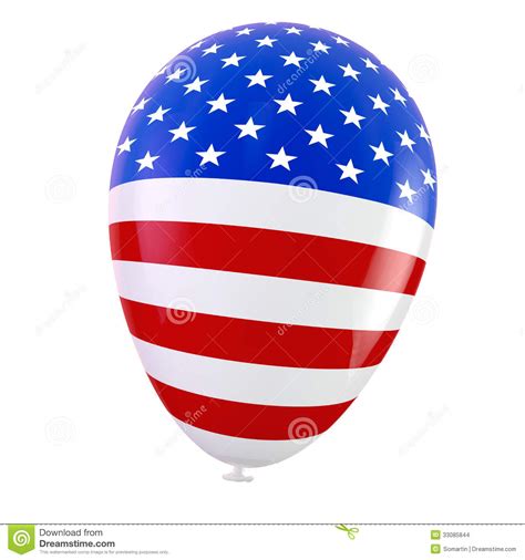 美国气球 库存例证. 插画 包括有 - 33085844