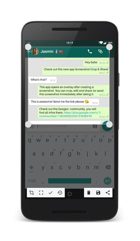 Screenshot Crop & Share è un pratico strumento per il ritaglio delle ...
