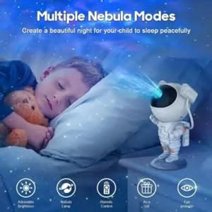 Buy LE Astronaut Galaxy Star Projector Night Light with Bluetooth Music ...