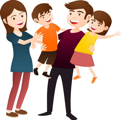 Happy Family Painting at PaintingValley.com | Explore collection of ...