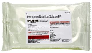 Iprasine 500mcg 2ml Pack Of 5 Respules - Uses, Side Effects, Dosage ...