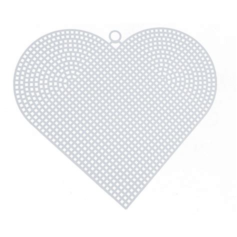 Buy Embroidery Canvas Mesh Plastic Sheets For Cross Stitching Heart ...
