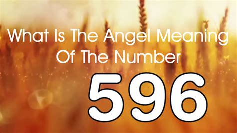 Number Meaning 596 Quick Angelic Numerology Reading for Number 596