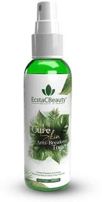 EcstaCBeauty Cure Skin Anti Breakout Face Mist Toner For Acne Pimples ...