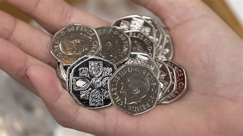First coins featuring King Charles's portrait go into circulation | UK News | Sky News