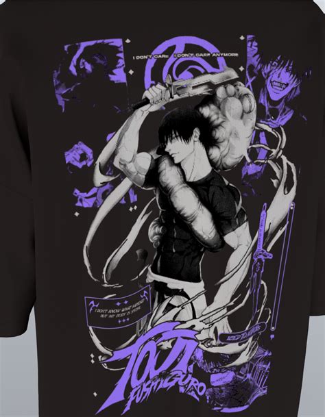 Oversized Anime T-Shirt Level 1: Toji Fushiguro "Jujutsu Kaisen ...