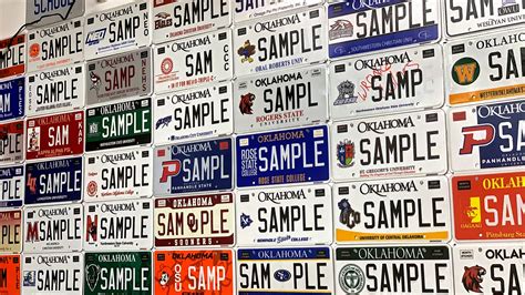 Oklahoma's top 10 most popular specialty license plates in 2023