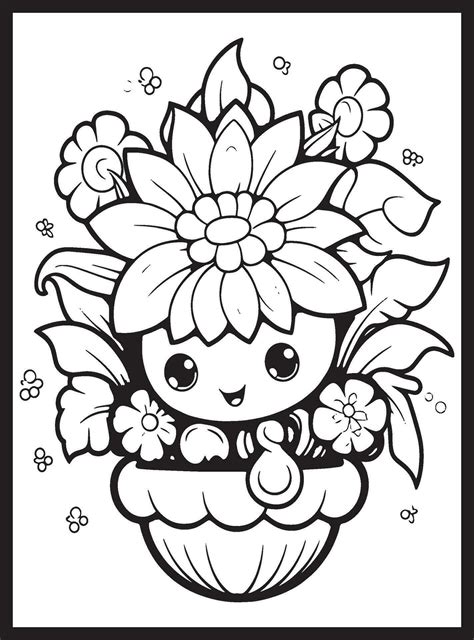 Cute Kawaii Coloring Pages