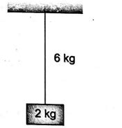 A uniform rope of length 12 m and mass 6 kg hangs vertically from a ...