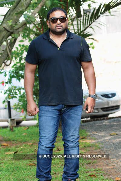 Baburaj seen at the film muhurth of Raaj Babu's Sadharanakkaran