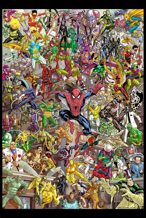 Limited Edition Spider-Man 60th Anniversary Rogues Gallery Print ...