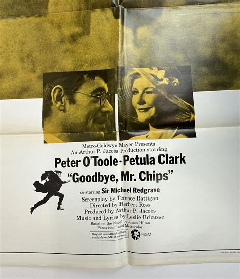 ORIGINAL GOODBYE, MR. CHIPS MOVIE POSTER