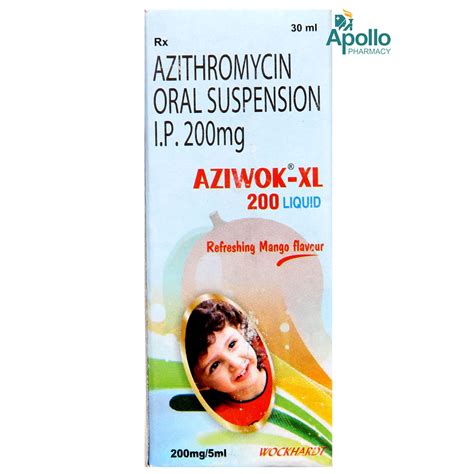 Aziwok-XL 200 Liquid 30 ml Price, Uses, Side Effects, Composition ...