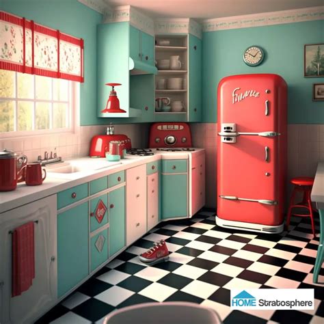 24 Retro 1950s Kitchen Designs | Retro kitchen, Retro kitchen decor ...