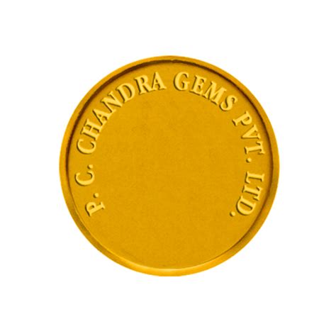 BIS hallmarked 10 gm, 24KT (995) Gold Coin – P.C. Chandra Jewellers