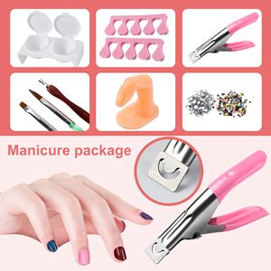 Professional Nail Kit Set With Acrylic Powder, Glitter, Tips, and ...