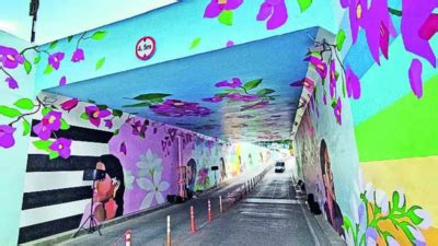 Tales of gender diversity turn underpass into work of vibrant art ...