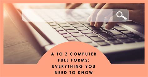 Image result for All Full Forms of Computer