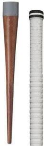 SHINE SPORTS Set of 1 Cricket Bat White grip (XR) + 1 wooden cone ...