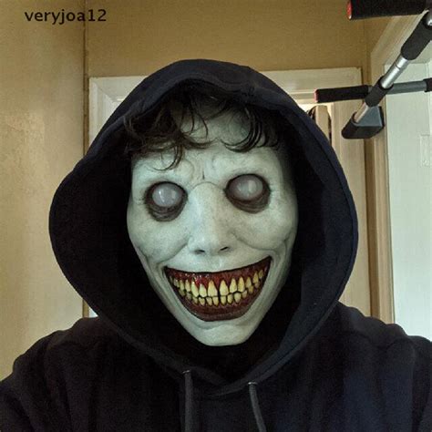 [veryjoa12] Creepy Halloween Mask Smiling Demons Horror Face Masks The ...