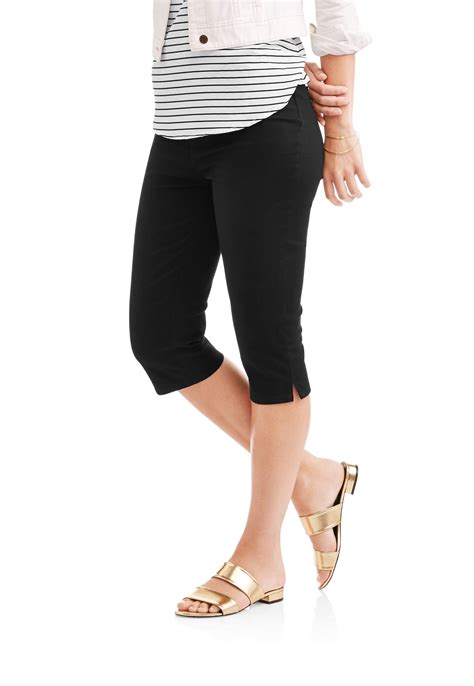 RealSize Women’s 17" Pull On Stretch Capri Pants - Walmart.com