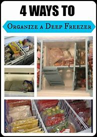 Image result for Upright Freezer Organization