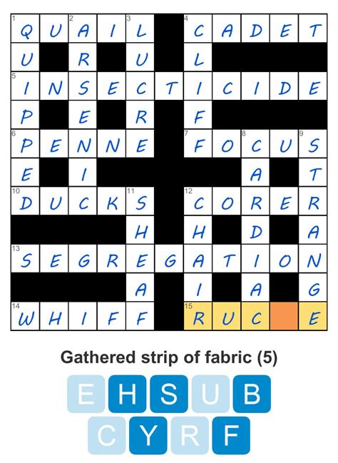 Central Point Crossword